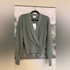 Sage Green pullover sweater from Cotton Club. BNWT. XS.